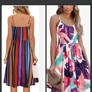 2 Flowy Dresses